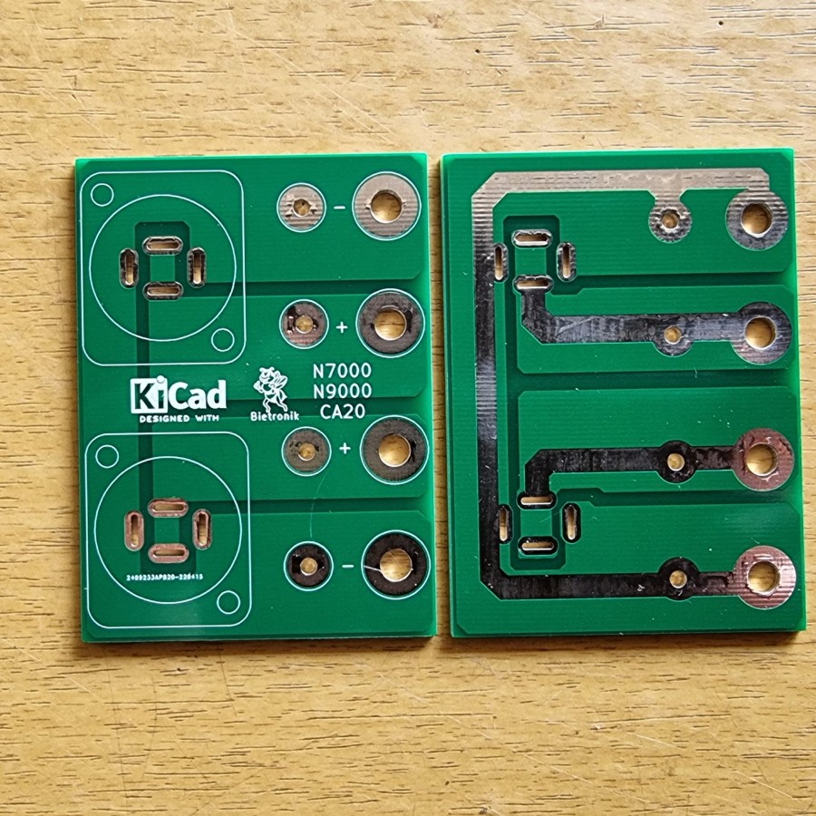 PCB Terminal Speakon Banana Box CA Dauble layer