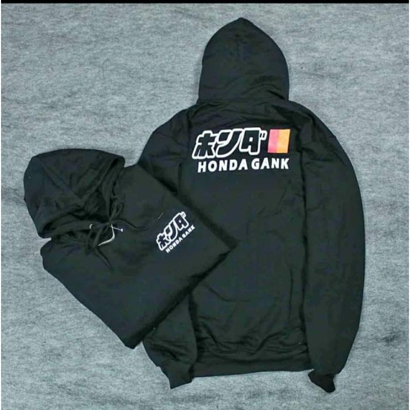 JAKET HOODIE HONDA GANK BIGG SIZE 2XL 3XL 4XL 5XL HODIEE MOTOR HONDA GANK JUMBO