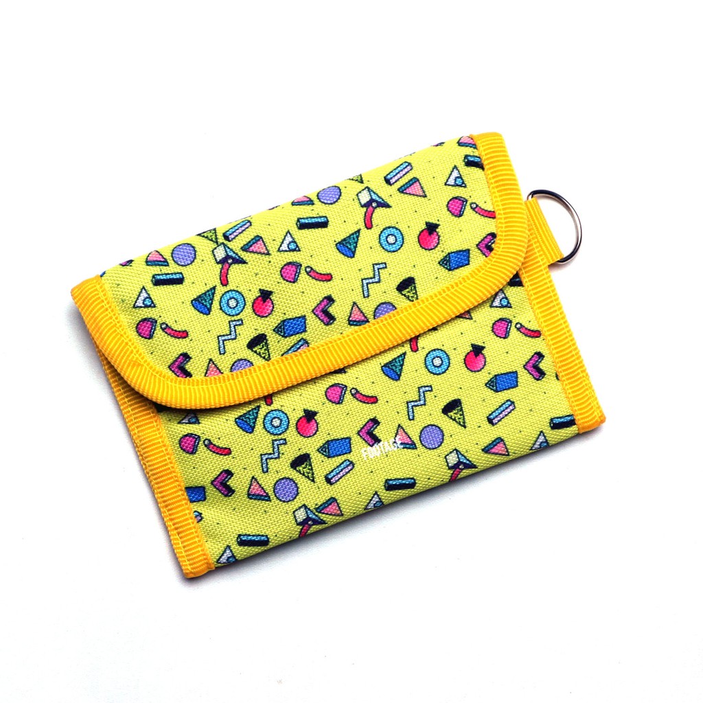 Dompet Gantung Kalung Leher Footage TS-03 Yellow Eighties Hanging Wallet