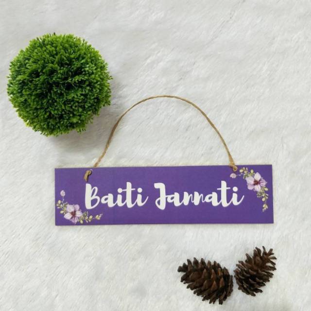 Walldecor baiti jannati. Hiasan dinding. Dekorasi dinding baiti jannati