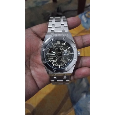 Jam Tangan Pria Automatic Homage AP Royal Oak Stainless Steel Luxury Chenxi