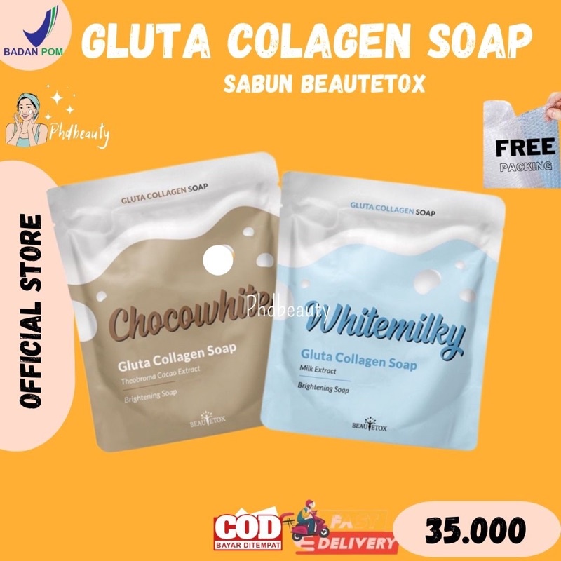 ‼️SIAP KIRIM‼️GCS SABUN GLUTA COLLAGEN WHITE MAGIC SOAP by BEAUTETOX WHITEMILKY CHOCO