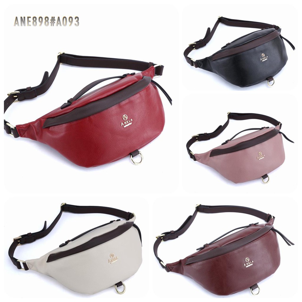 ANELA LYNE BOMBA WAIST BAG TWO TONE 898#A093 ORIGINAL