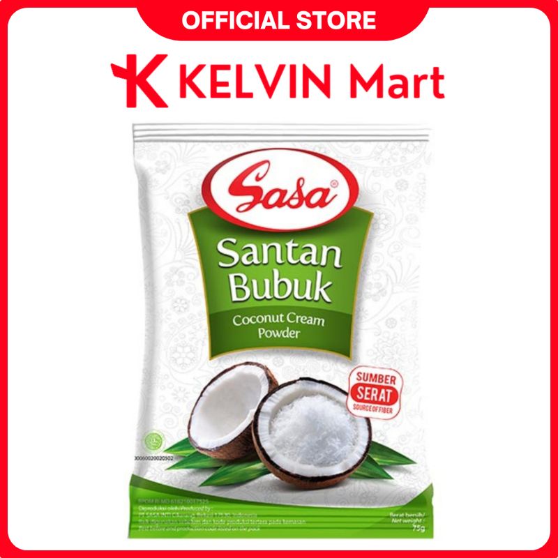 

Sasa Santan Kelapa Bubuk Tpk 75g | KELVIN Mart