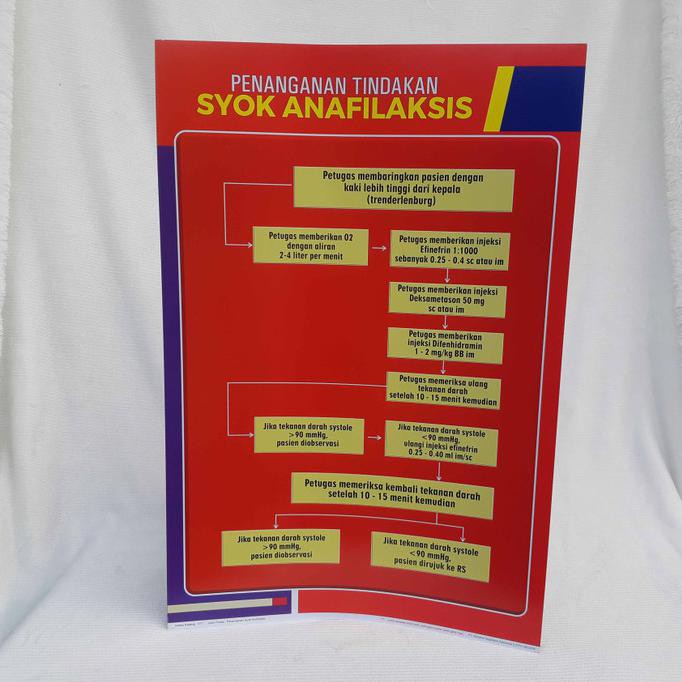 Poster Petunjuk Syok Anafilaktik Bonus Poster 5r Murah Shopee Indonesia