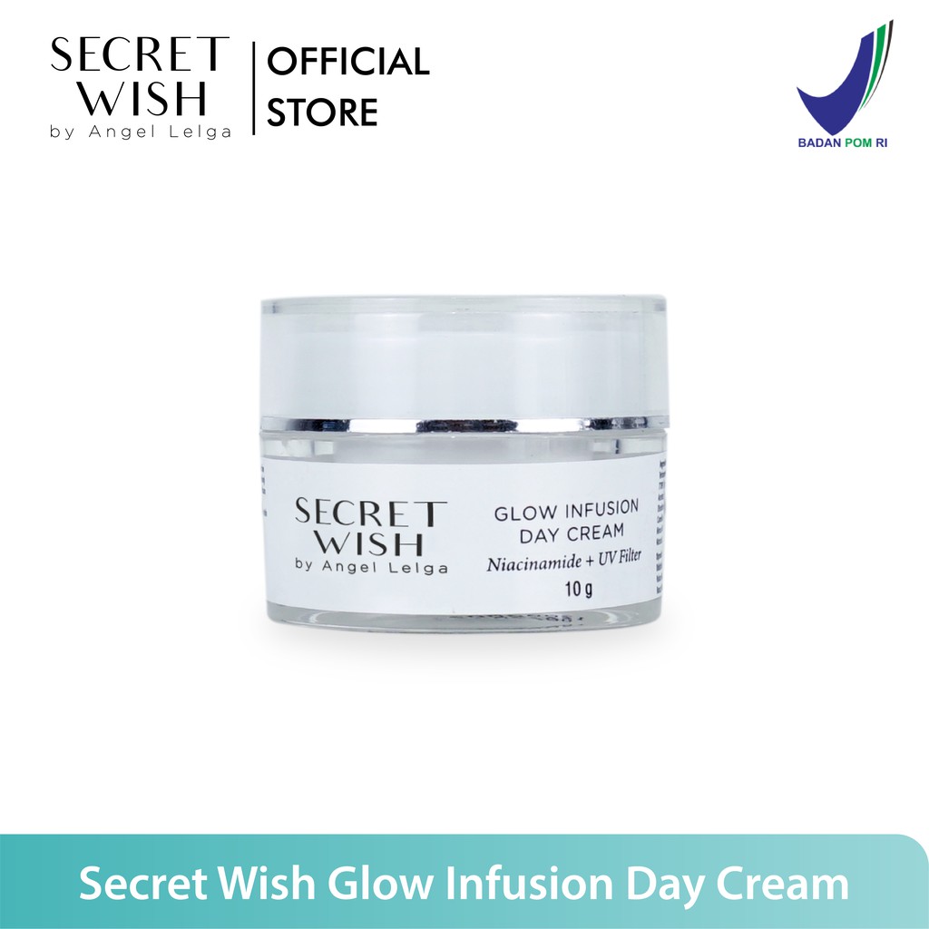 Secret Wish by Angel Lelga Glow Infusion Day Cream | Cream Siang SPF30 10gr-GI Day Cream