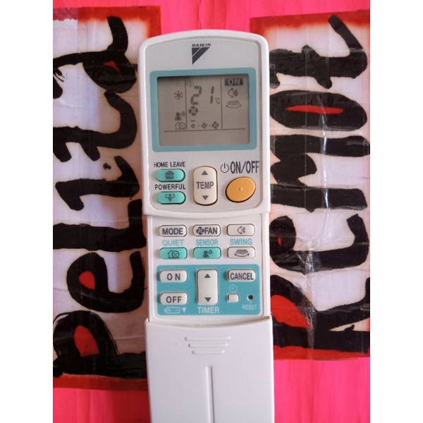 Remote ac daikin Home leave inverter original terlengkap