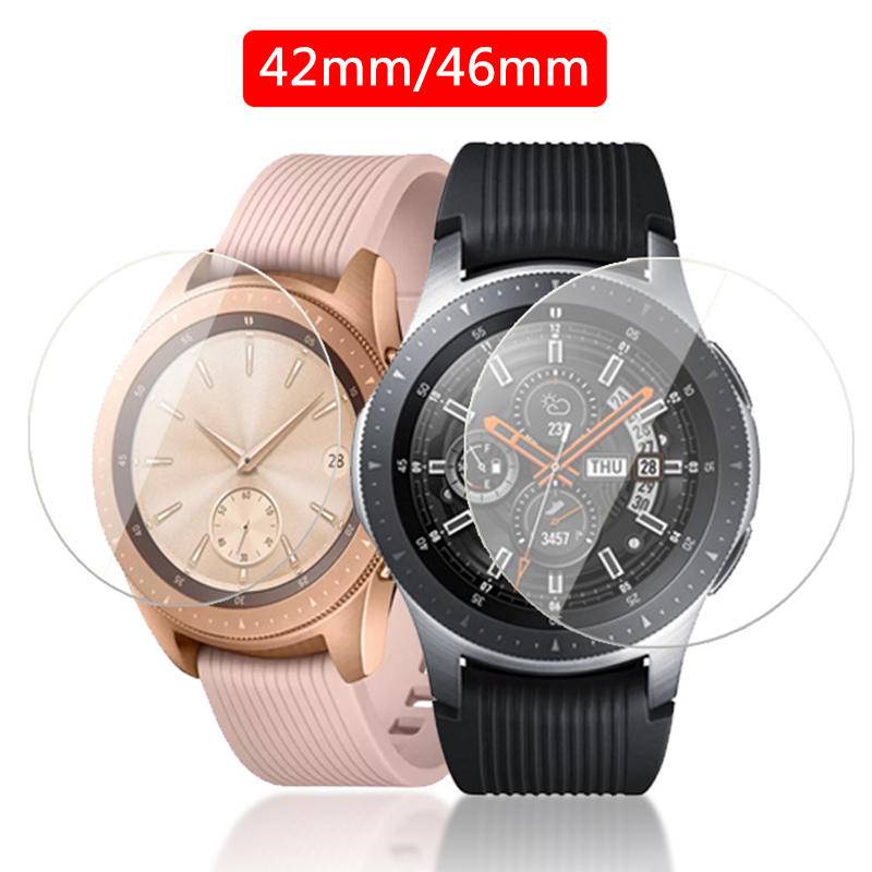 1-2 Pcs Pelindung Layar Tempered Glass 9H Untuk Samsung Galaxy Watch 4 Classic 42mm 46mm HD Tipis 4 40mm 44mm