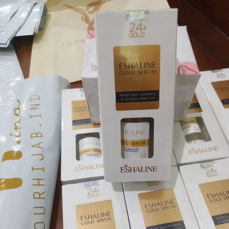 READY STOCK Eshaline Gold Serum Yourhijab.Ind