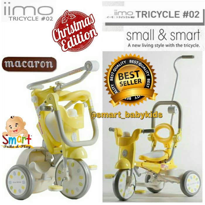 Sepeda Lipat Iimo 2 - Macaron (Banana Yellow - Christmast Edition)