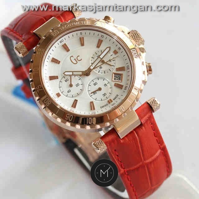 Dijual Jam Tangan Wanita GC Lady Passion Chronograph Brown Leather_Premium Limited