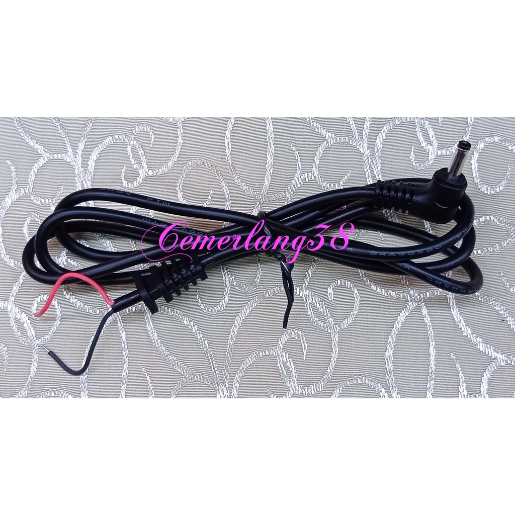 Kabel Jack DC Male 3.5mm x 1.35mm kabel buntung jack adaptor DC cowok