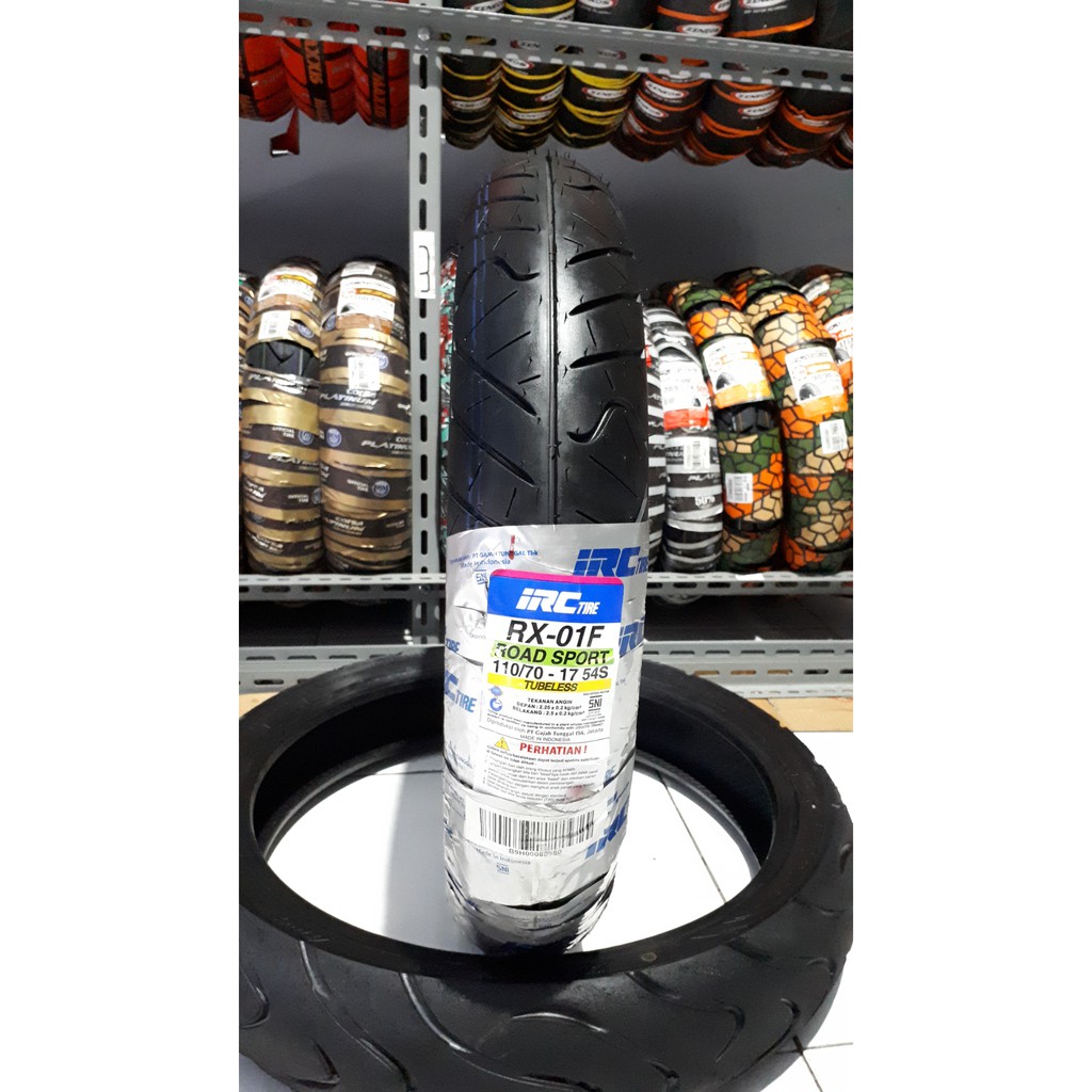 Ban IRC RX01 Road Winner 110.70.17 Ban Harian Motor Byson R25 Ninja250 dll NOT Corsa Swallow FDR