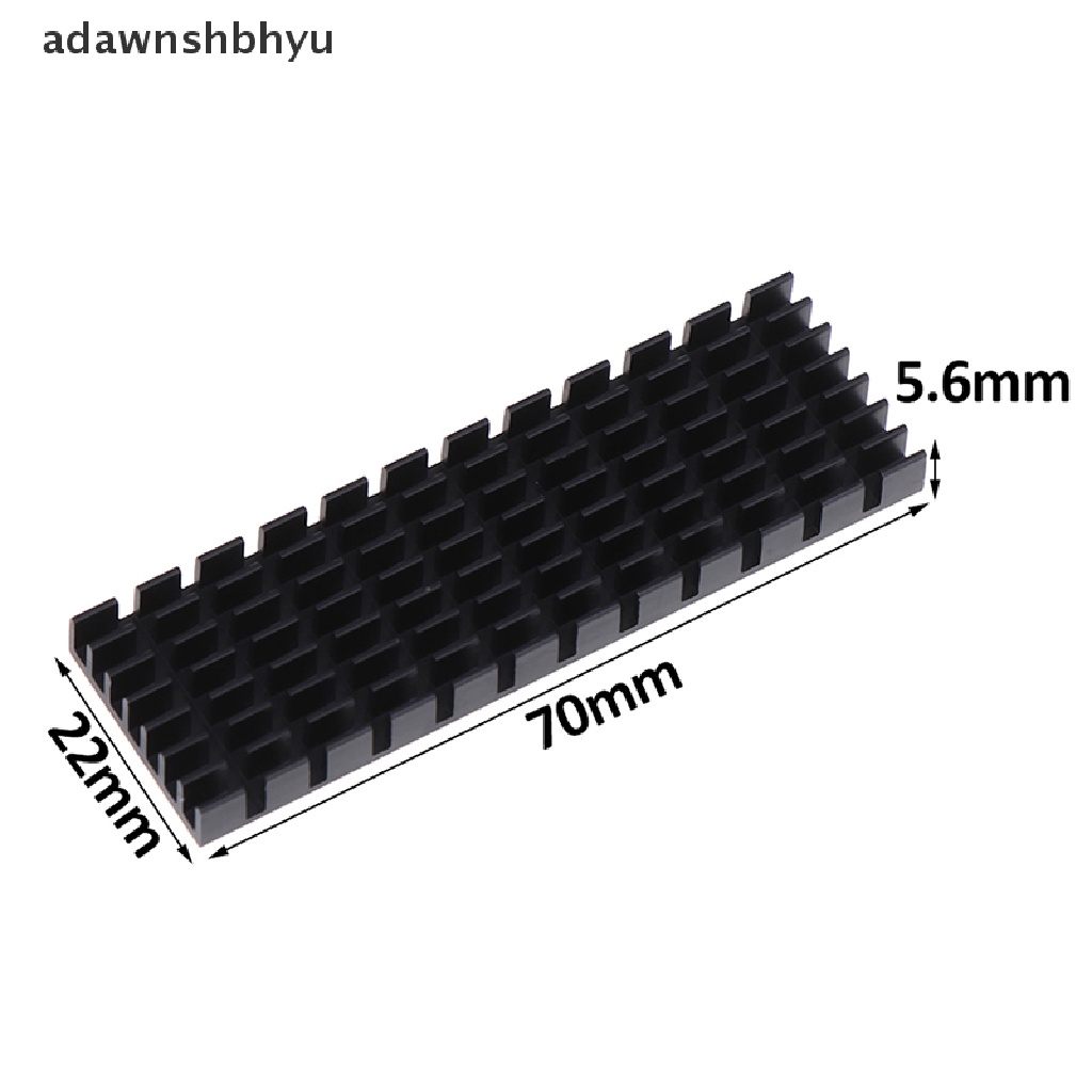 Adawnshbhyu 1Set M.2 NGFF NVMe 2280pcie SSD Aluminium Pendingin Heat Sink Dengan Thermal Pad