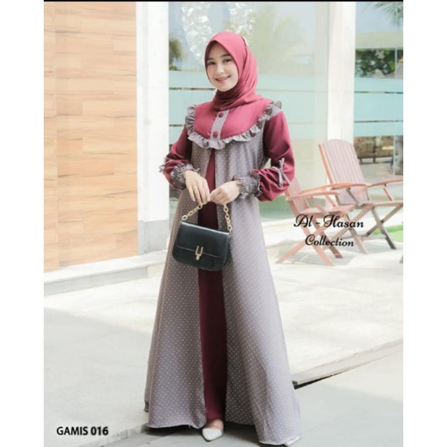 Gamis Original Al Hasan Collection / Gamis Wanita , Gamis Jumbo Dewasa