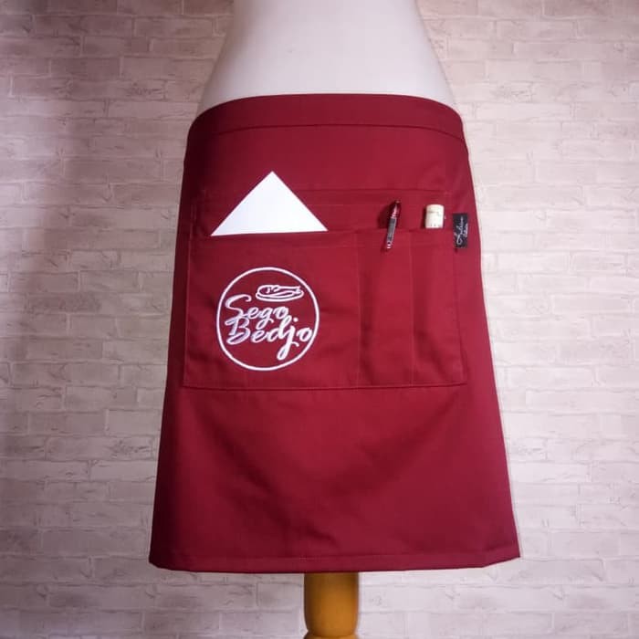 Celemek / Apron Setengah Badan / Helf Apron / Celemek Pinggang