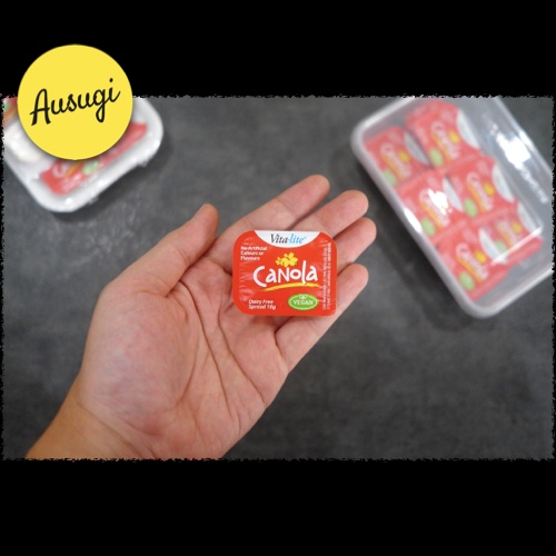 

VITALITE Canola Unsalted Margarine Butter Nabati Spread Mini MPASI @ 10GR