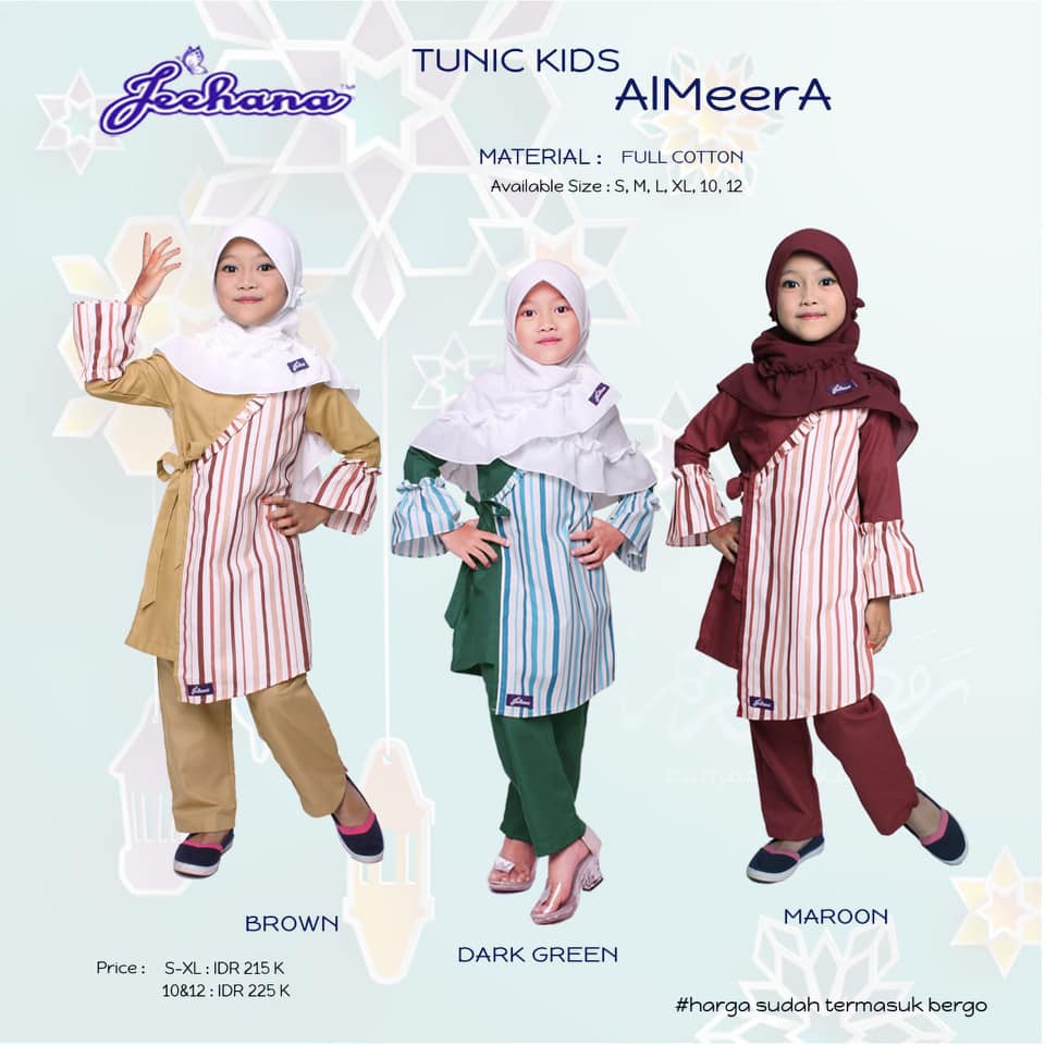 DISKON TUNIK KIDS ALMEERA - JEEHANA - TUNIK STELAN ANAK