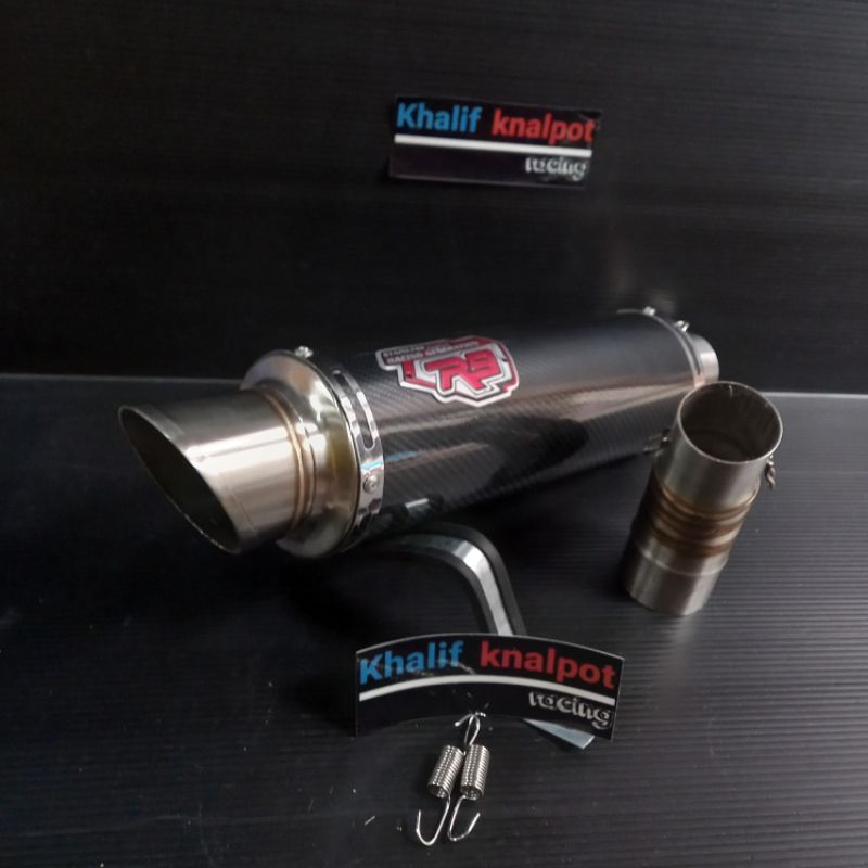 Knalpot Racing R9 carbon polos slip on NinjaFi Ninja2018 Ninja250
