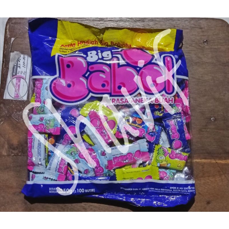 

Permen Karet Bigbabol / Big Babol Kemasan Besar isi 100 pcs (Mix 5 Rasa)