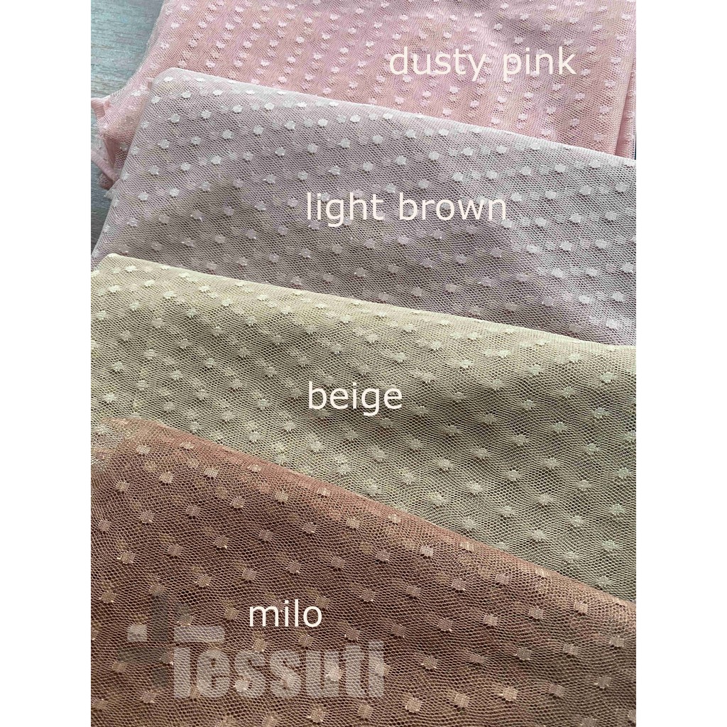 KAIN TILE HALUS DOT / BINTIK / SOFT TULLE POLKADOT