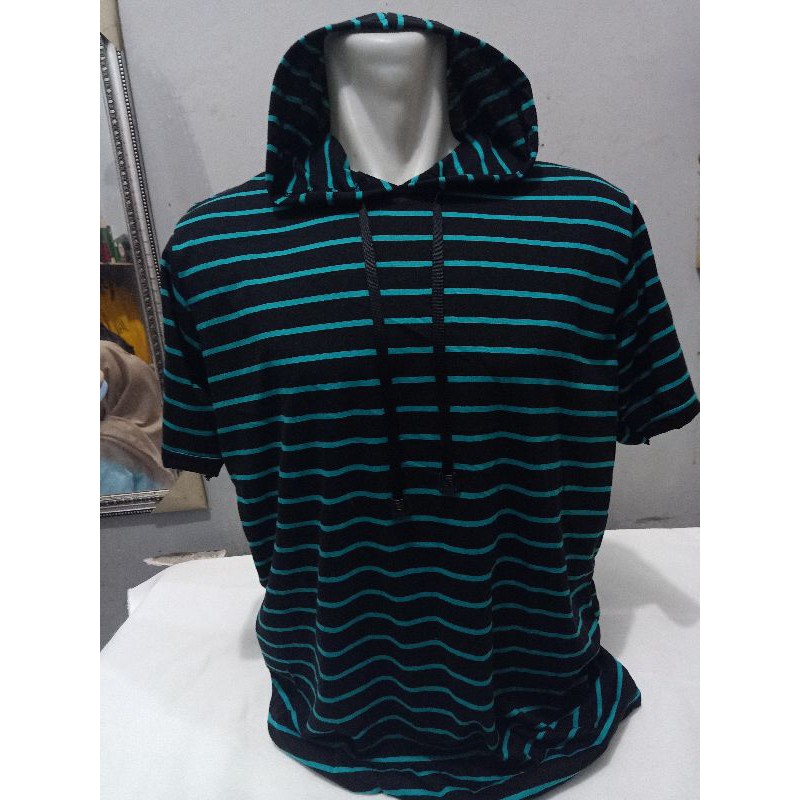 kaos hoodie hitam tosca kecil size S-8XL