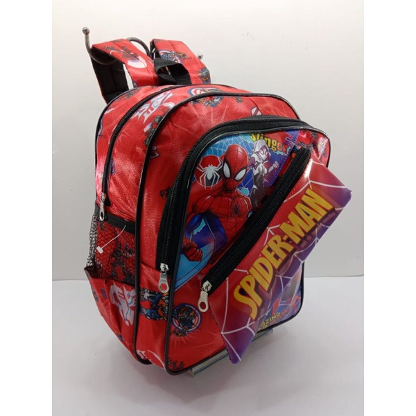 Ransel Sekolah Paud/ TK / SD kecil Willy+ Dompet 13inch