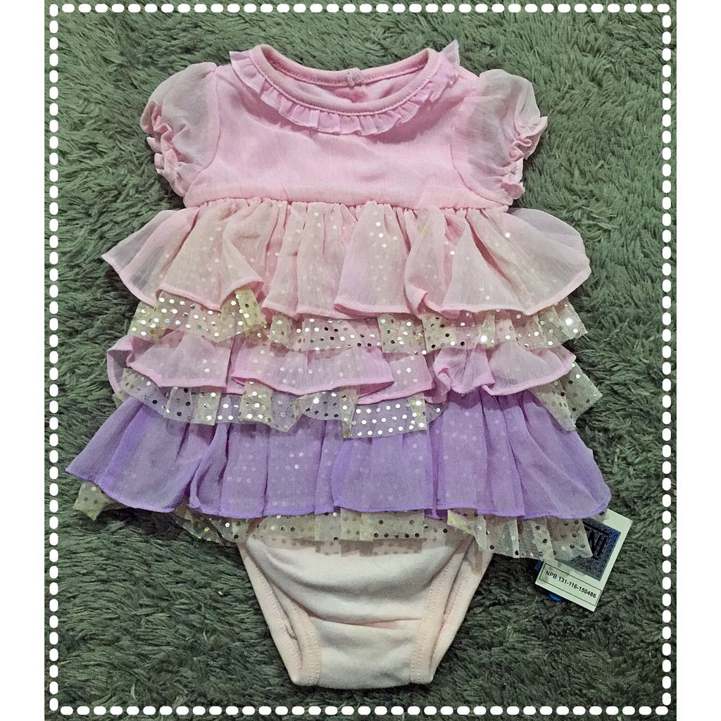 Baju Anak Perempuan Baby Ruffle Dress Blink Dress Baby