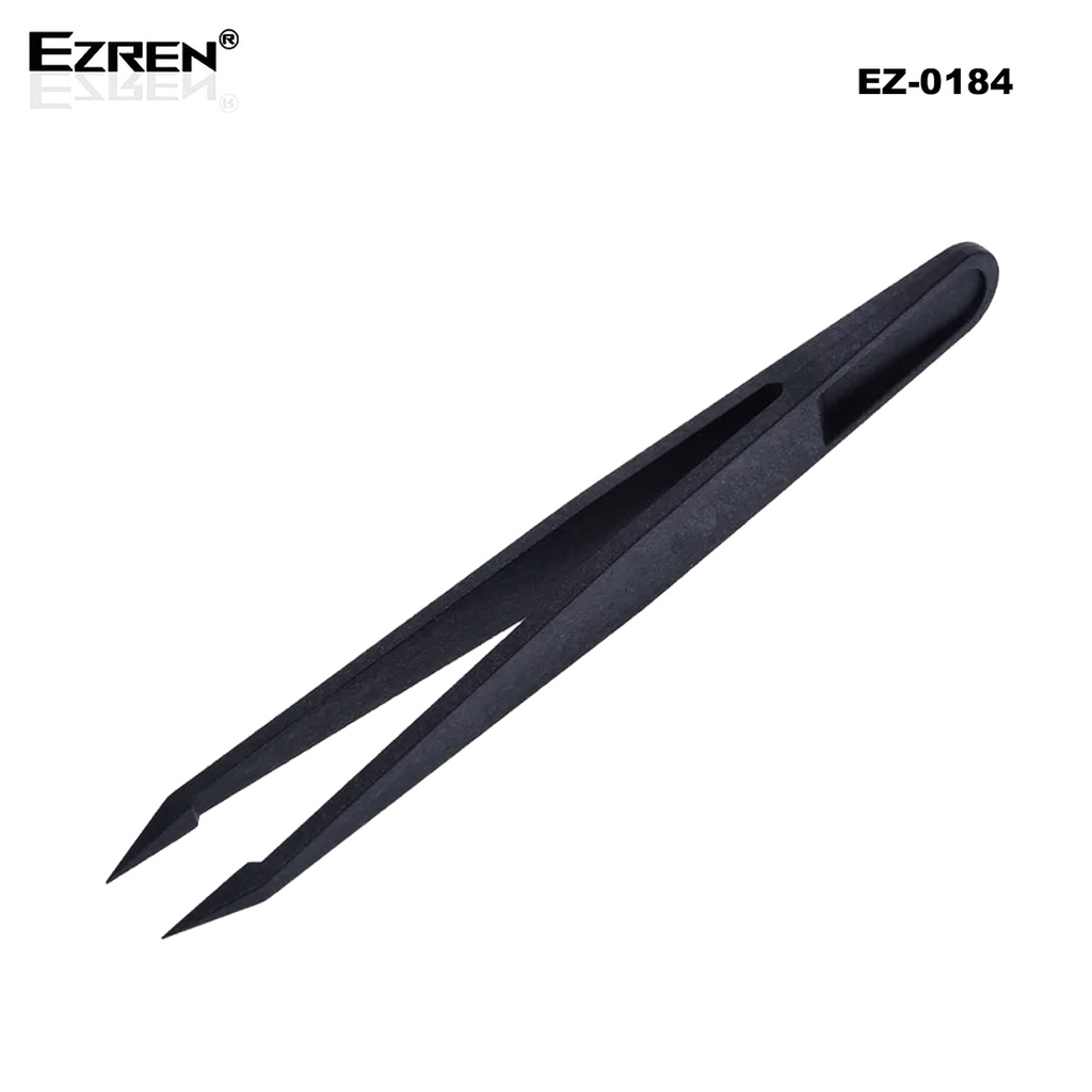 Ezren EZ-0184 Pinset Anti Statik MultiFungsi Tweezerz Black