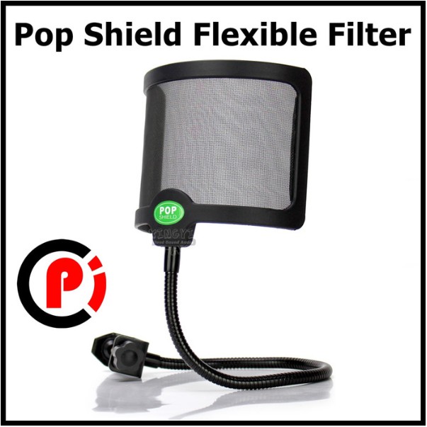 Pop Shield Flexible Filter Windshield Microphone Cover Mic