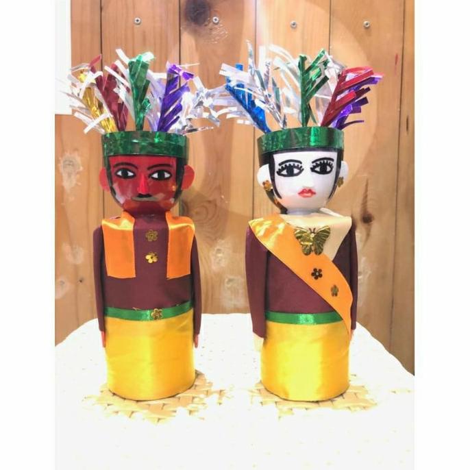 Boneka Ondel-Ondel Mini Mainan Anak [Sepasang]