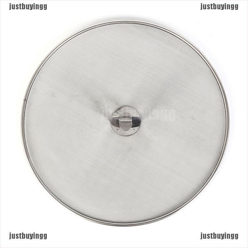 JB✪ stainless steel cover lid oil proofing frying pan splatter screen spill proof