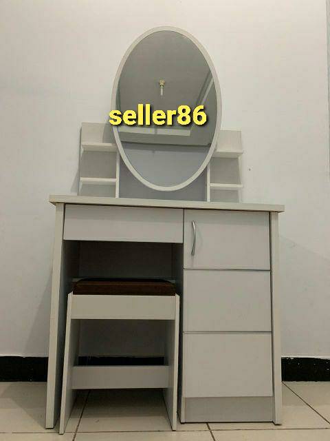 RB MEJA RIAS PUTIH / MEJA RIAS sliding / MEJA RIAS MURAH PUTIH / MEJA RIAS FULL PUTIH KACA GESER