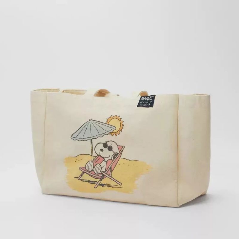 ZRA SNOOPY ® COTTON TOTE BAG