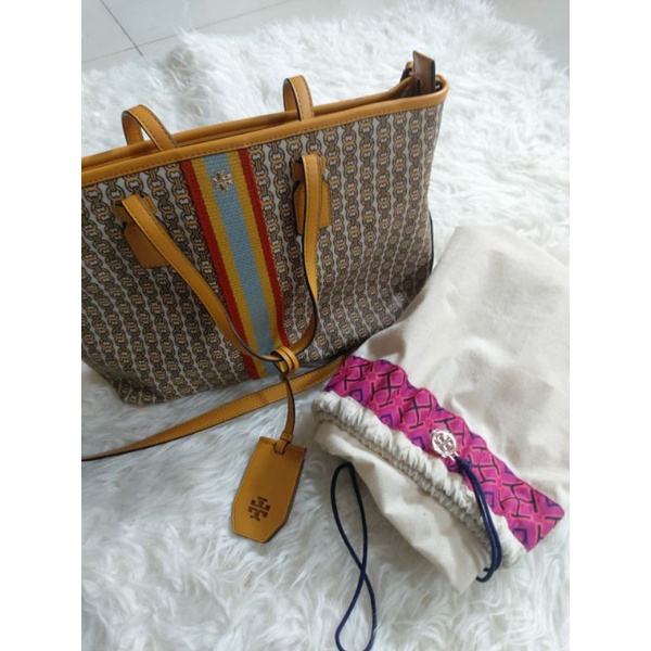 PRELOVED TORY BURCH GEMINI LINK TOTE