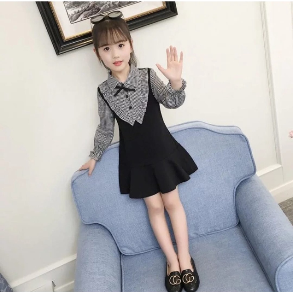 INV - DRESS ANAK KOREA REGINE /  TERBARU / UMUR 5-7 TAHUN/KOREA/BANGKOK