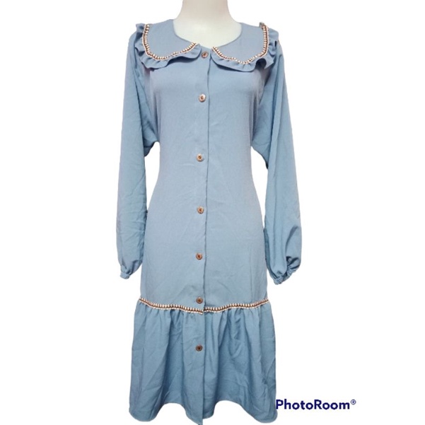 Atasan Tunik Ity crepe Terbaru Baju Dewasa  murah Wanita dress  Fashion Muslim Gamis
