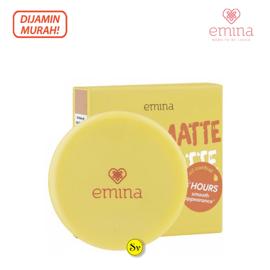 Emina Daily Matte Compact Powder - Bedak Padat Emina