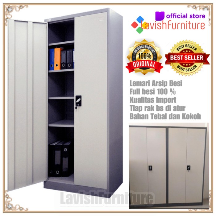 

READY LEMARI ARSIP FILLING CABINET PLAT BESI LA2002 TERBARU