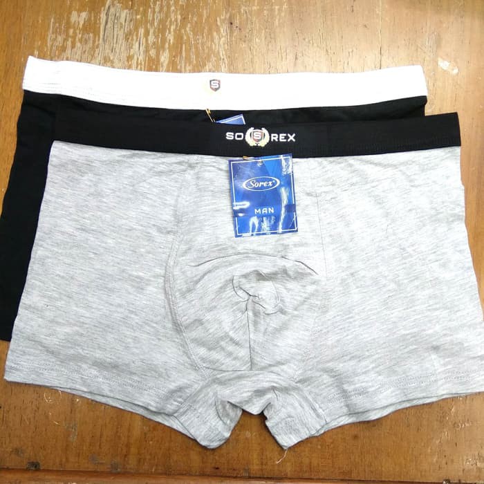 BOXER Pria Sorex 38204 dengan Gaya Modern dan Kasual dengan Bahan Katun Premium yang Lembut dan Adem