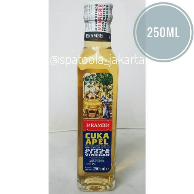 

La Rambla Cuka Apel Spanyol Apple Cider Vinegar Import 250ml Toner