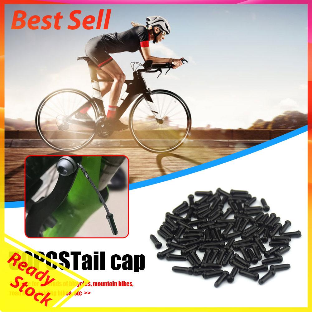 50pcs Tutup Ujung Kabel Rem Sepeda Bahan Aluminum Alloy