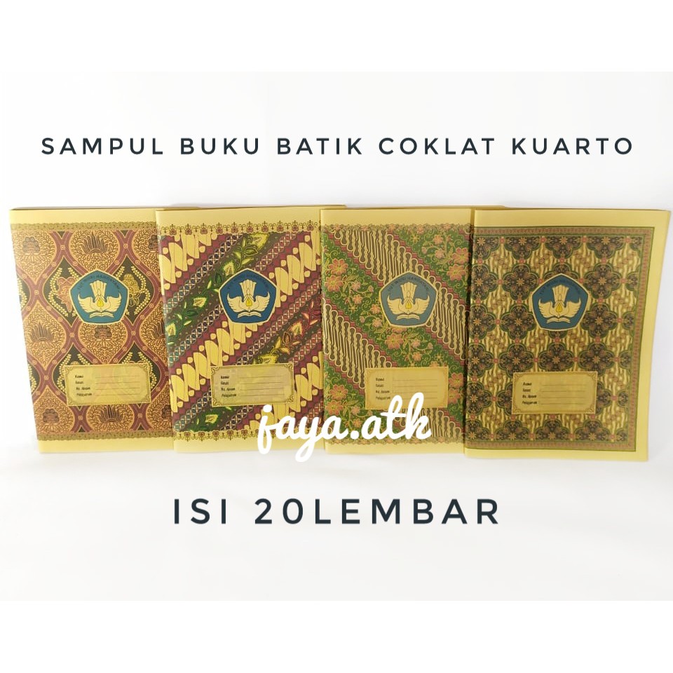 

SAMPUL BUKU BATIK COKLAT KWARTO KUARTO QUARTO SAMPUL BATIK COKLAT KUARTO ISI 20 LEMBAR