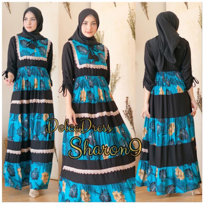 Daster arab Dolce SHARON Vol 9 Maxi Dress Busui Rayon Super