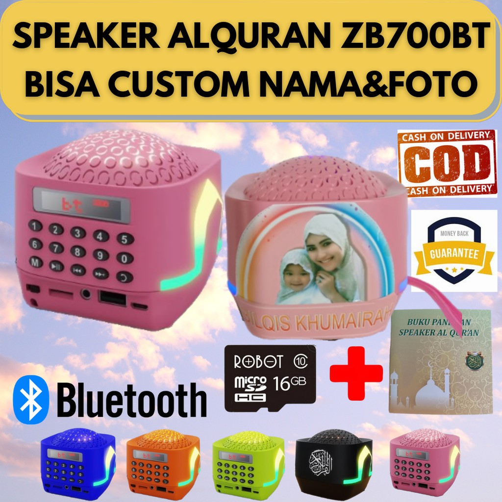 SPEAKER MUROTTAL ALQUR'AN 30 JUZ SERI TERBARU ZB700BT