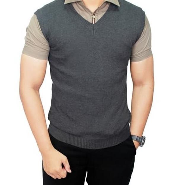 ROMPI RAJUT PRIA - rompi rajut - rompi pria - rompi murah