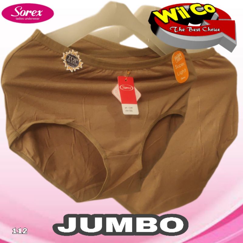 K112 - (Harga Per 1 Potong) CELANA DALAM WANITA JUMBO KATUN PAKAIAN DALAM PAKAIAN WANITA CD SOREX BIG SIZE EQL - QXL