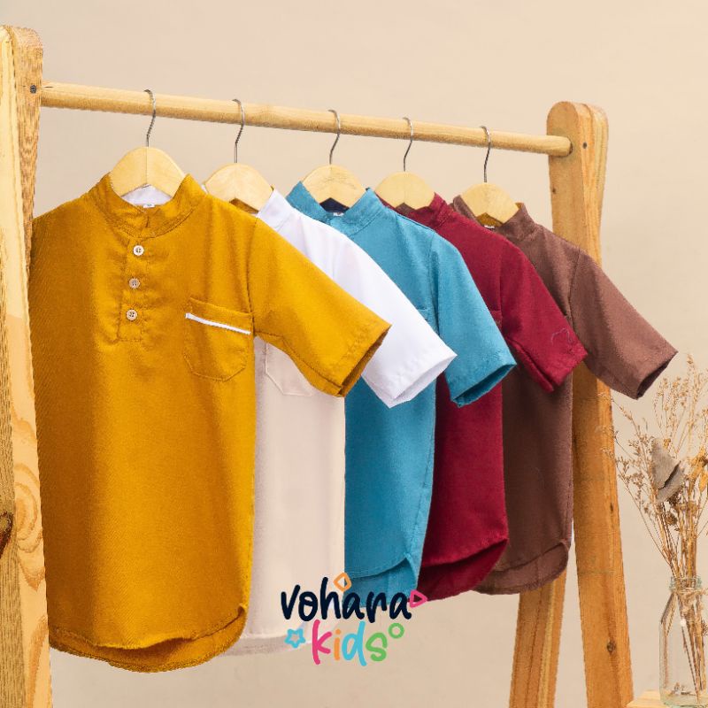 2-10 Tahun KURTA ANAK TOYOBO PREMIUM | Atasan Koko Pakistan Anak