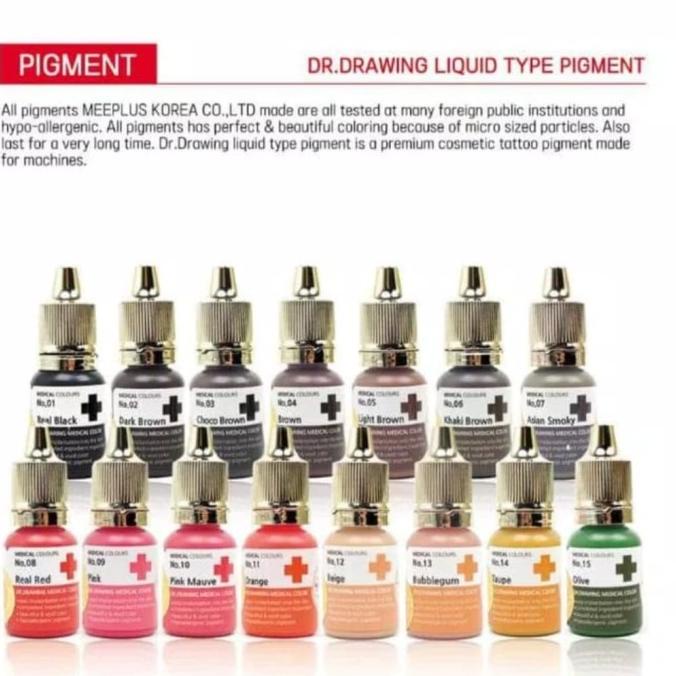tinta sulam alis cair /liquid korea dr drawing