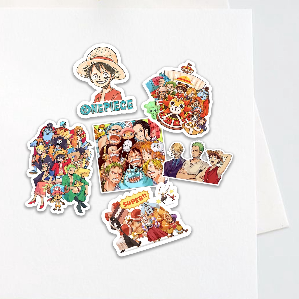 

Sticker ONE PIECE Aesthetic Stiker Waterproof (6pcs)